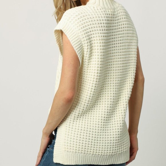 Dear John Briana Cable Knit Sweater Vest - Picture 3 of 7
